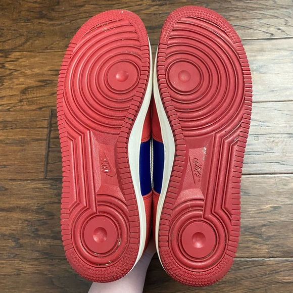 Nike Air Force 1 Barber shop Red and blue scissors Sneakers - Picture 9 of 9